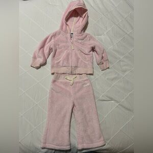 Baby Gap Girls Faux Fur Pink Set